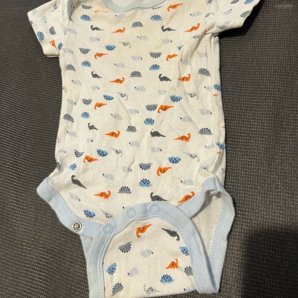 Wonder Nation Dinosaur Print Baby Onesie
